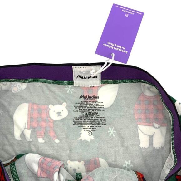 MeUndies Cozy Bears Briefs Size Large NWT $26 MSRP - Picture 3 of 4